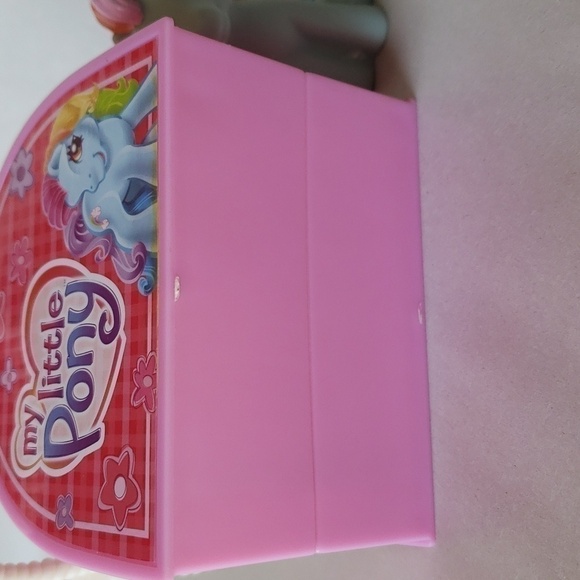 My Little Pony Hard Case Toy Carrier With Horse Plastic 2004 Hasbro Decc Pac - Picture 16 of 16